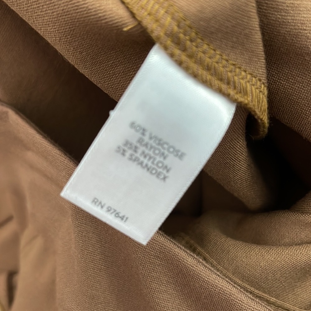 J. Jill Brown Button-Front Pencil Skirt - Picture 7 of 7